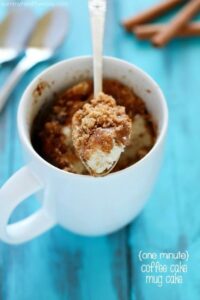 One-Minute Microwave Mug Coffee Cake