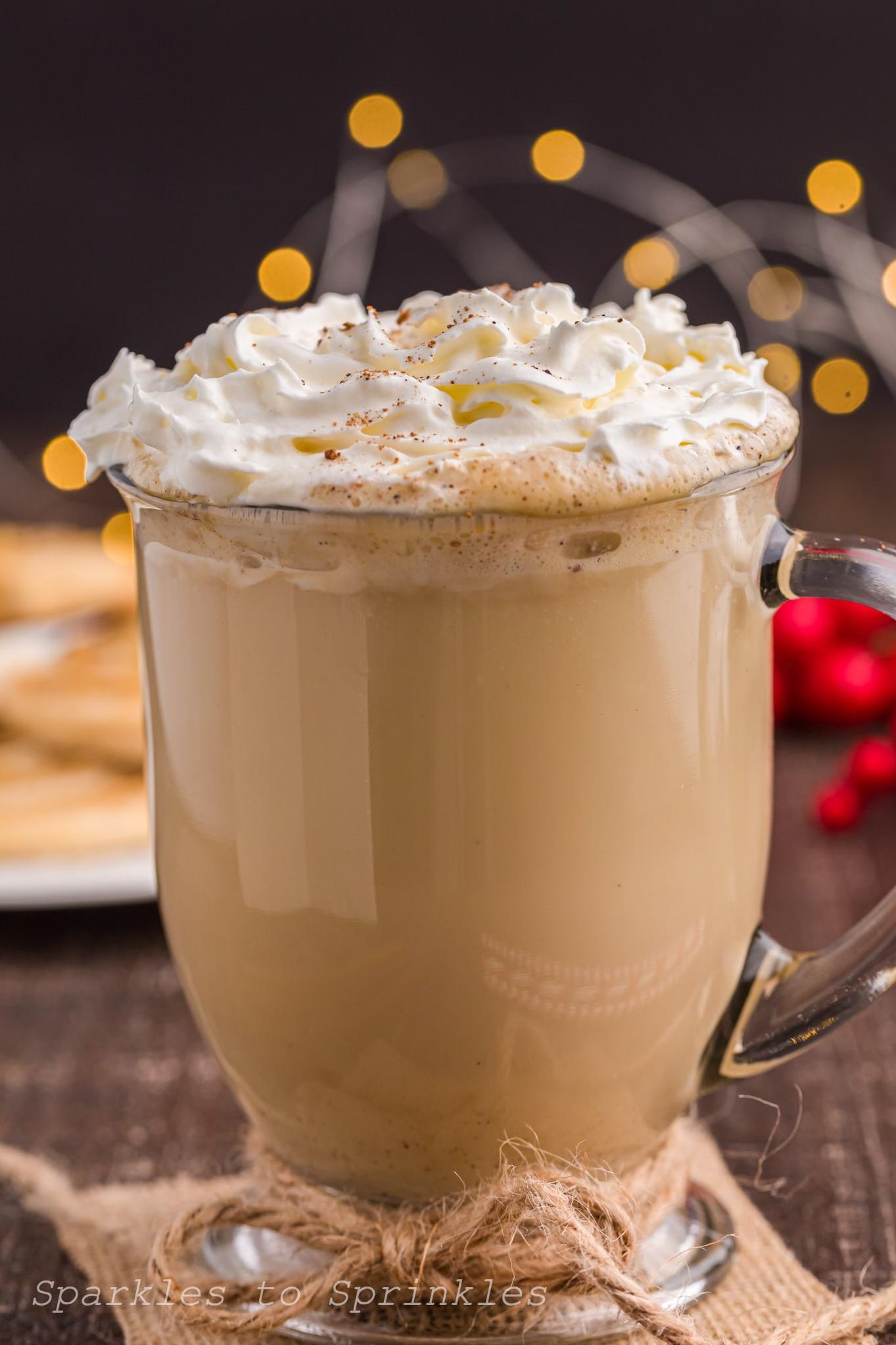  One sip of this coffee creation, and the holiday cheer will be flowing in your veins.