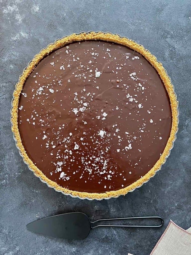  One slice of this chocolatey tart will make all your problems simply melt away.