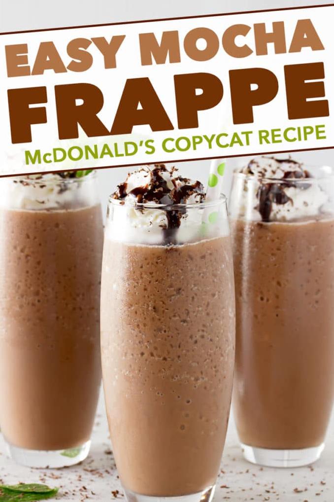  Our Mocha Frappe is a treat you won't soon forget.
