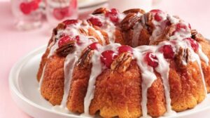 Pecan Cherry Coffee Cake