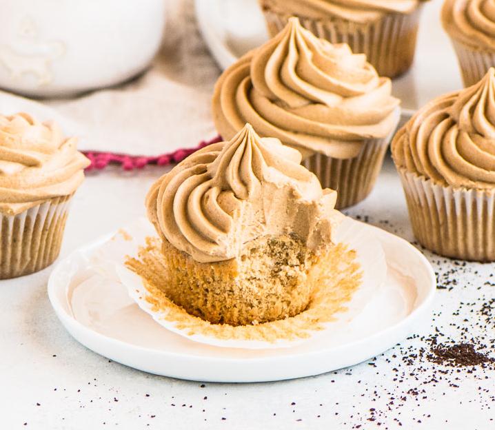  Perfect for a morning treat or afternoon snack, these coffee cupcakes are simply irresistible.