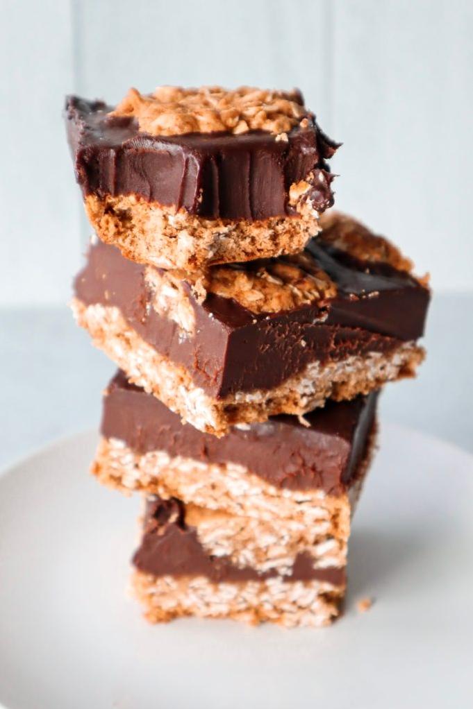  Perfect for an afternoon snack or an indulgent weekend treat, these gluten-free oat fudge bars will satisfy your sweet tooth.