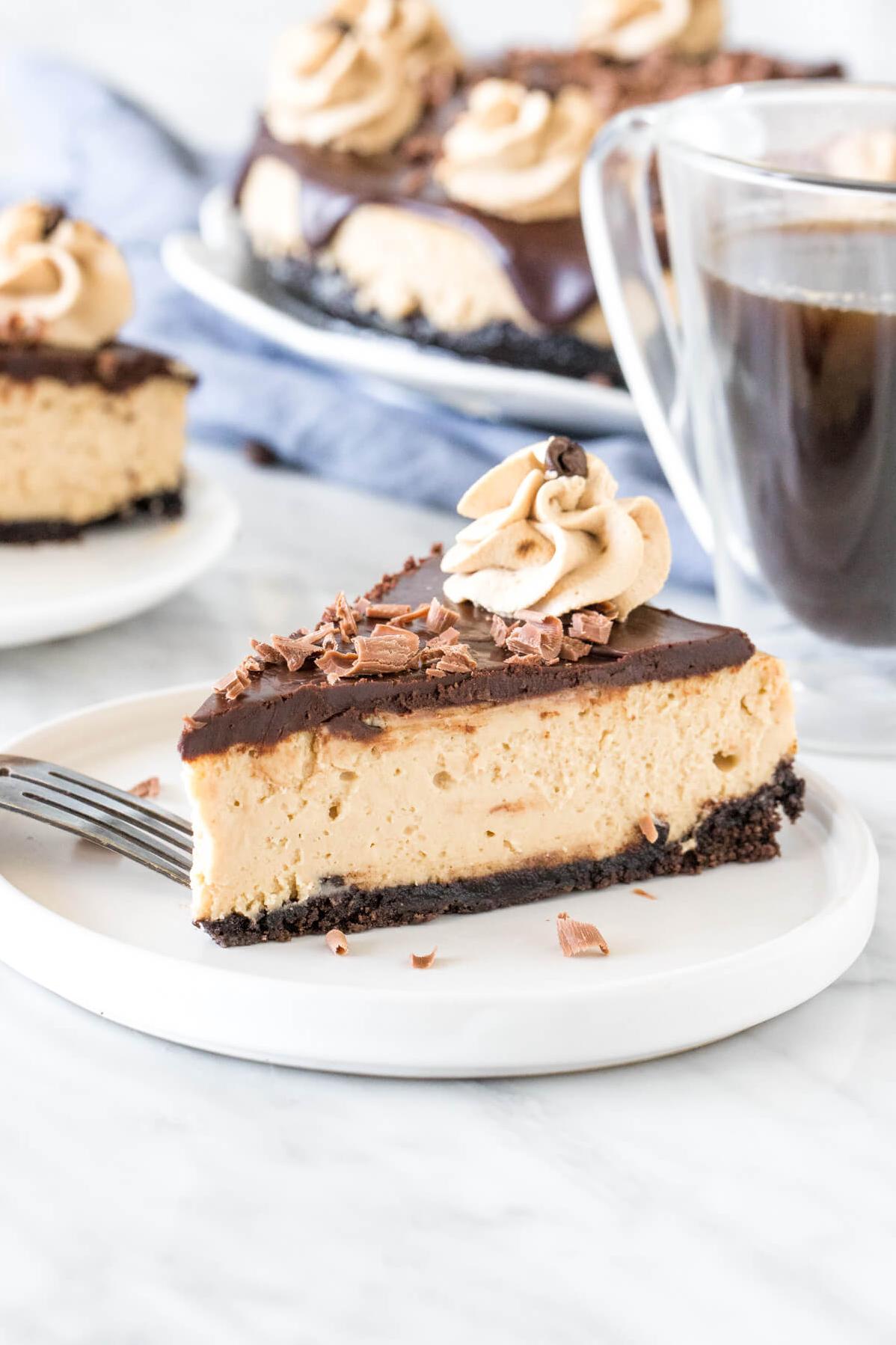  Perfect for coffee and cheesecake lovers alike