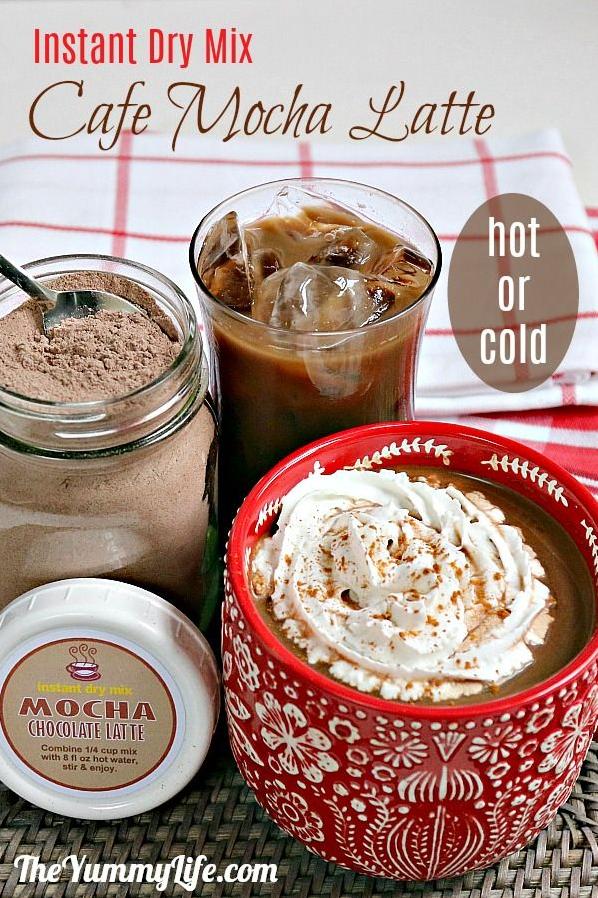  Perk up your morning with a flavored mocha drink!