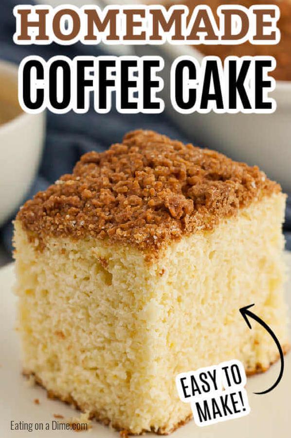  Quick and easy coffee cake for that mid-morning fix