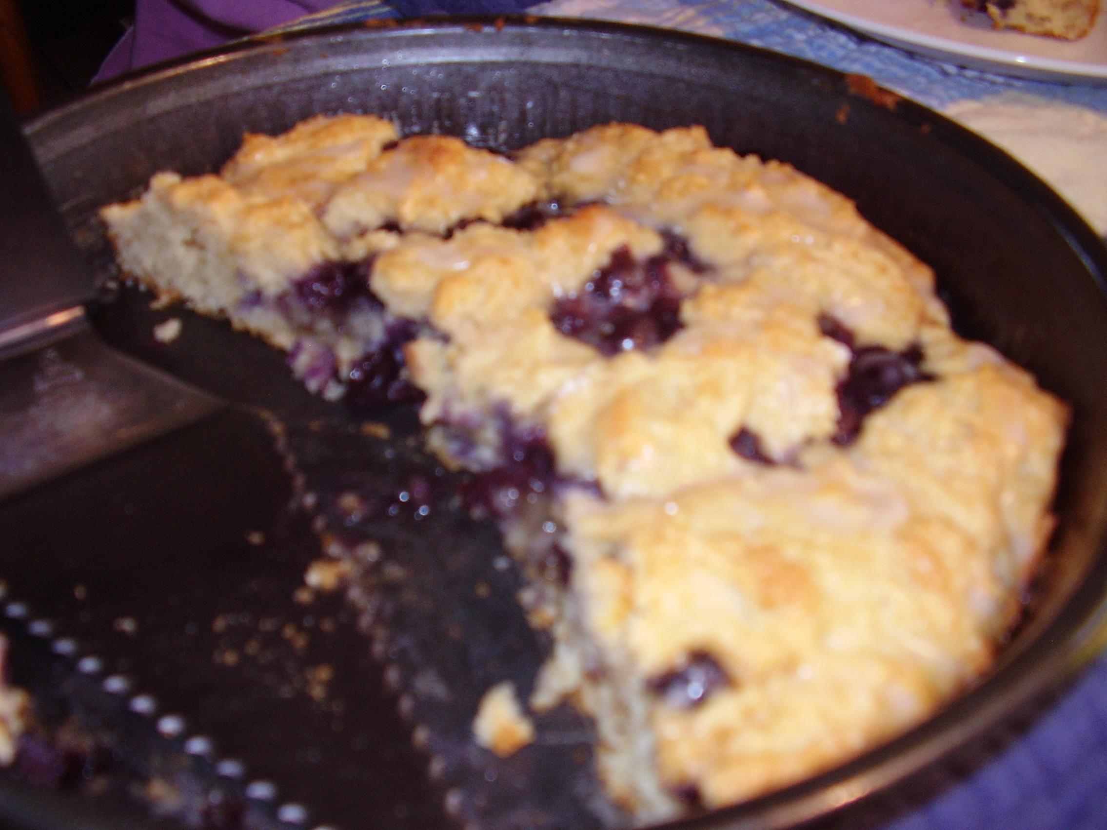 Raspberry or Blueberry Almond Coffee Cake