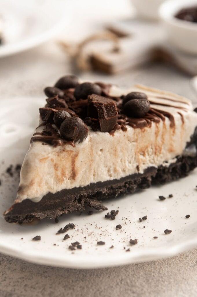  Refreshing, sweet, and full of flavor - this coffee ice cream pie is a crowd-pleaser.