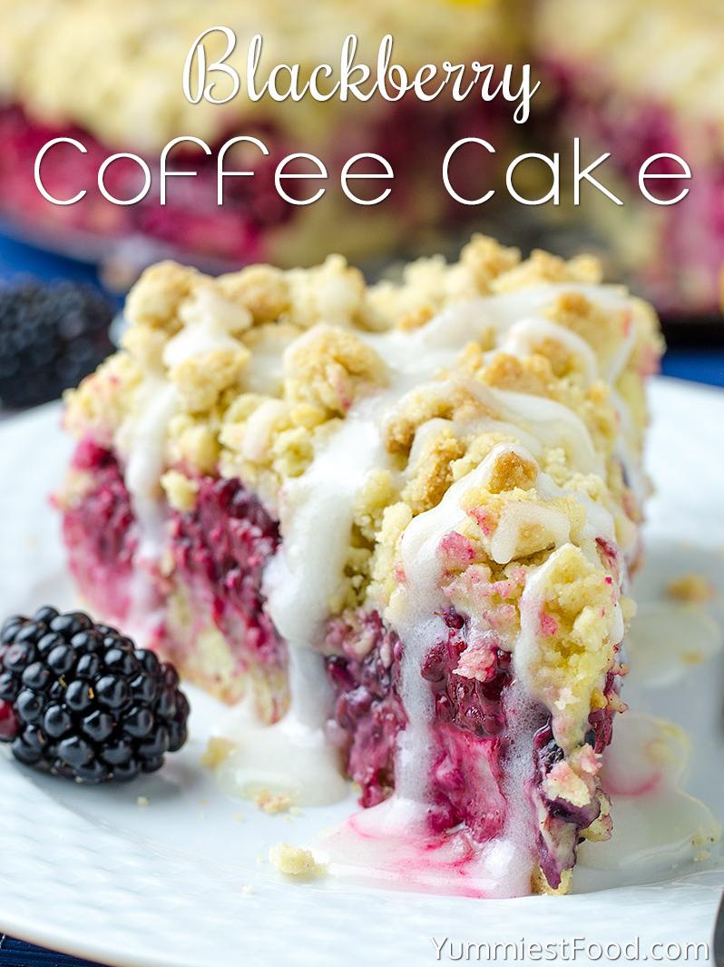  Satisfy your sweet tooth and caffeine cravings with this delicious Blackberry Coffee Cake!