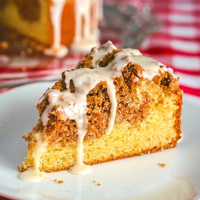  Satisfy your sweet tooth with this nutty Pecan-Streusel Coffee Cake