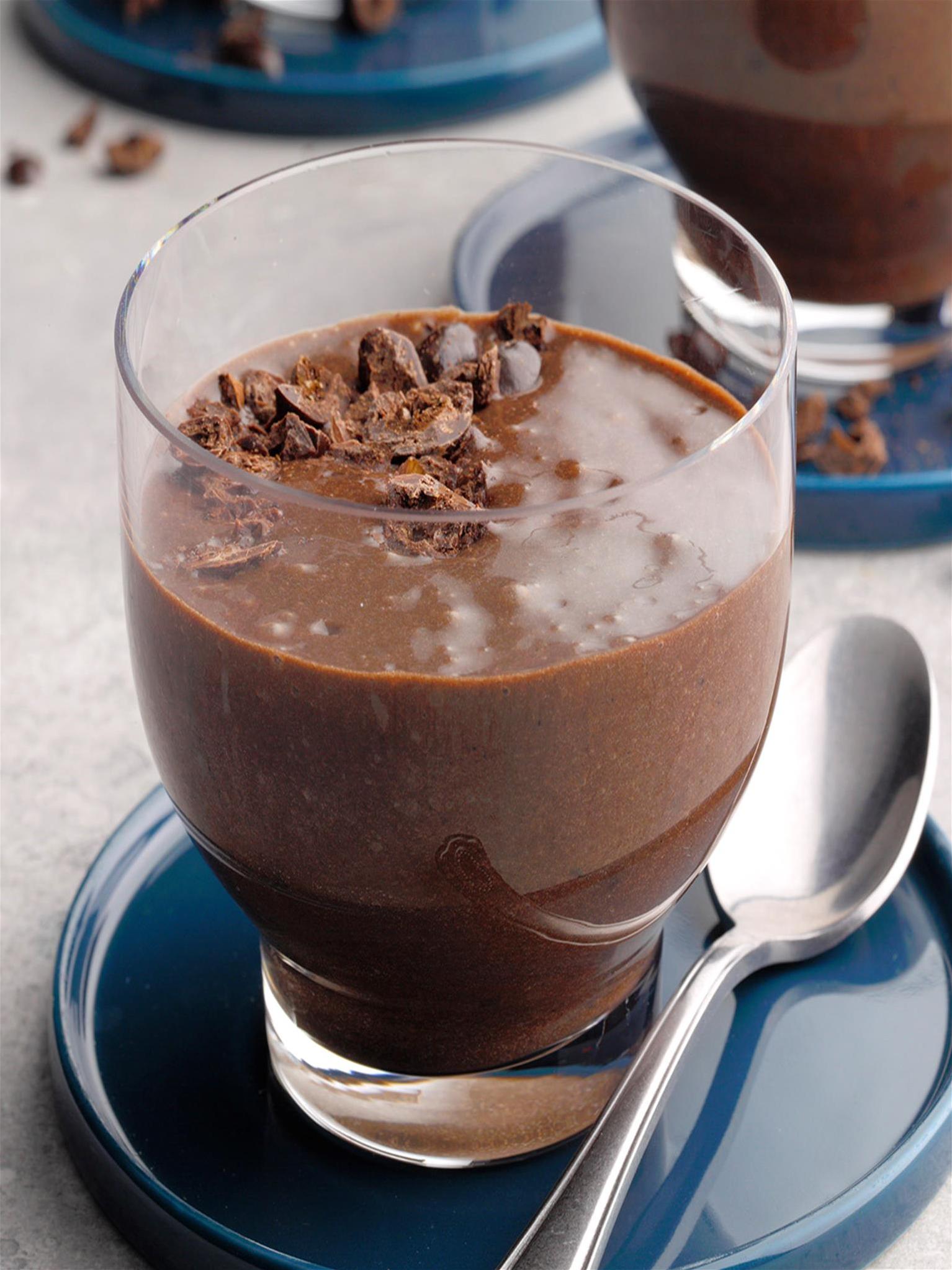  Say goodbye to boring desserts and hello to these indulgent chocolate espresso puddings.