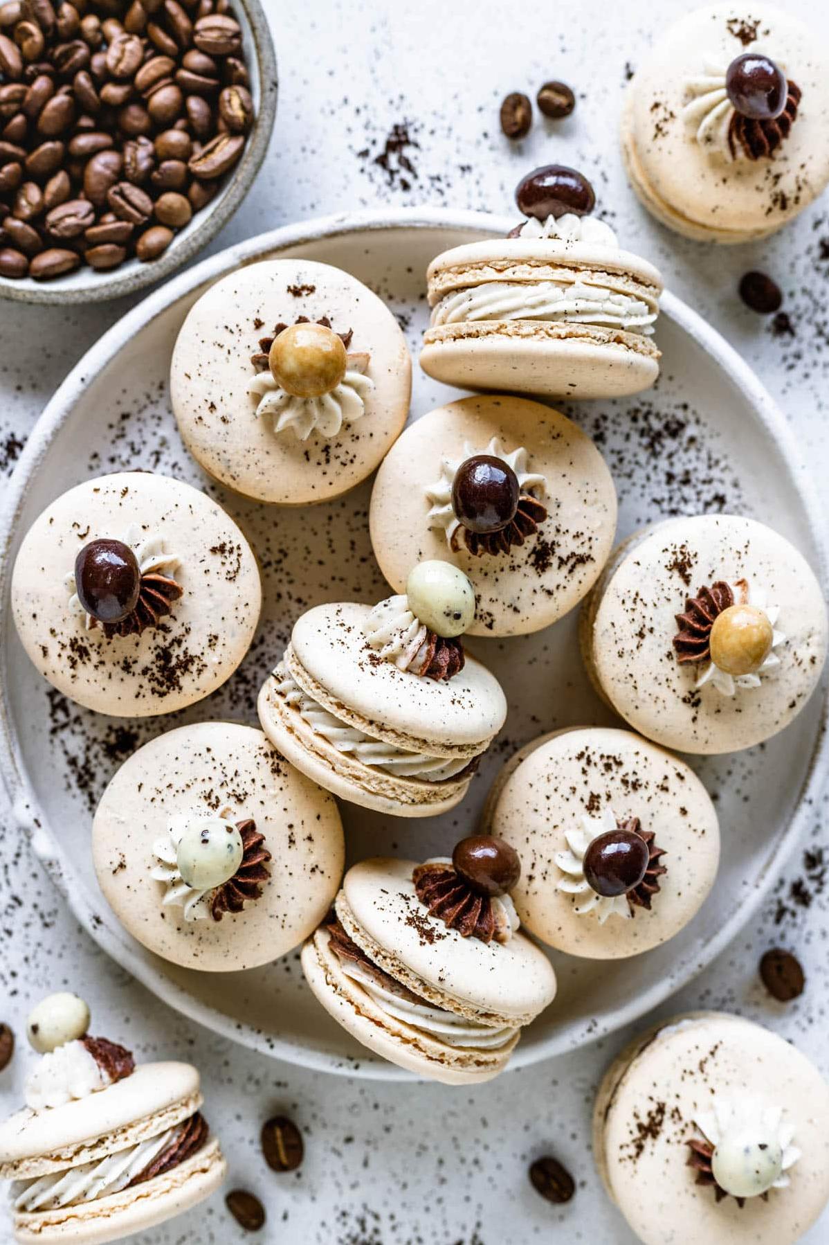  Serve these adorable macaroons at your next party and impress your guests.