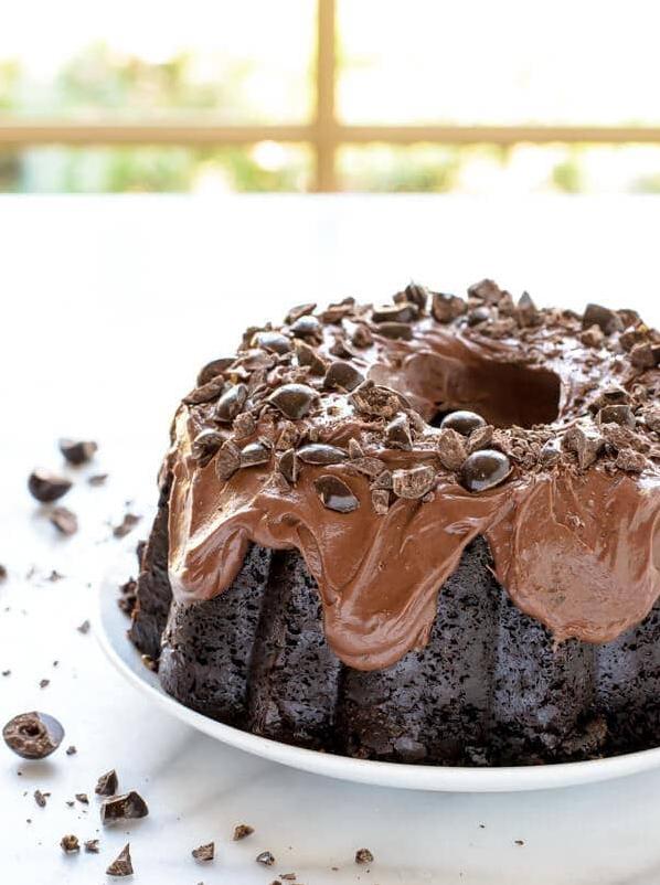  Sink your teeth into this rich mocha cake.