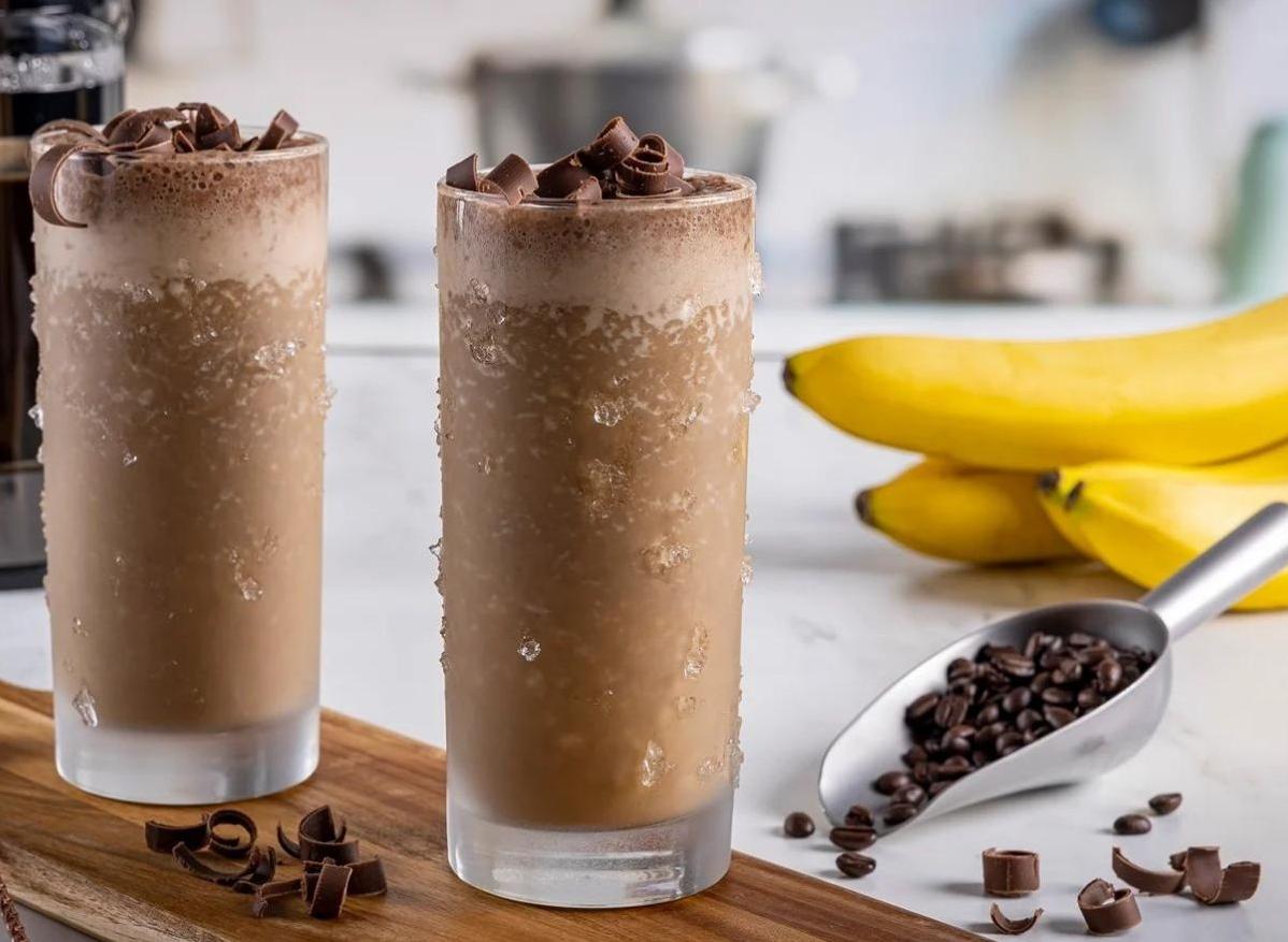  Sip on this delicious iced coffee beverage to beat the heat and cool off.