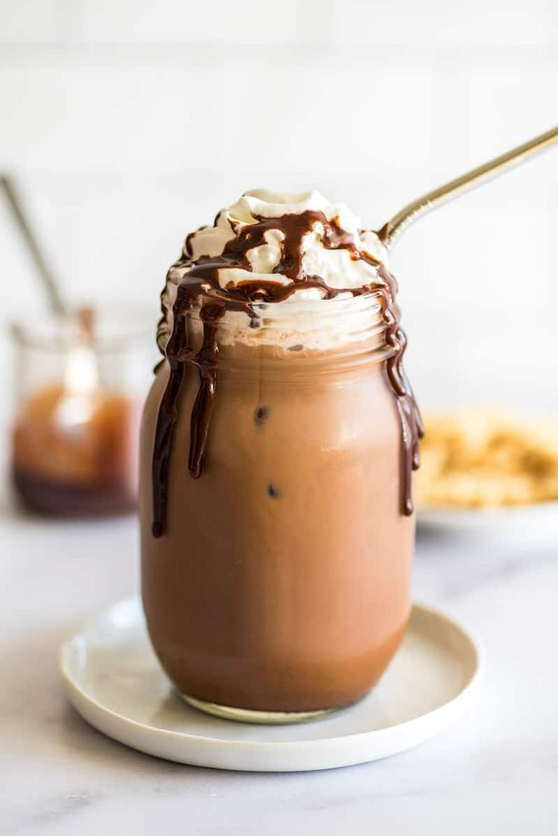  Sip on this refreshing iced mocha on a hot summer day