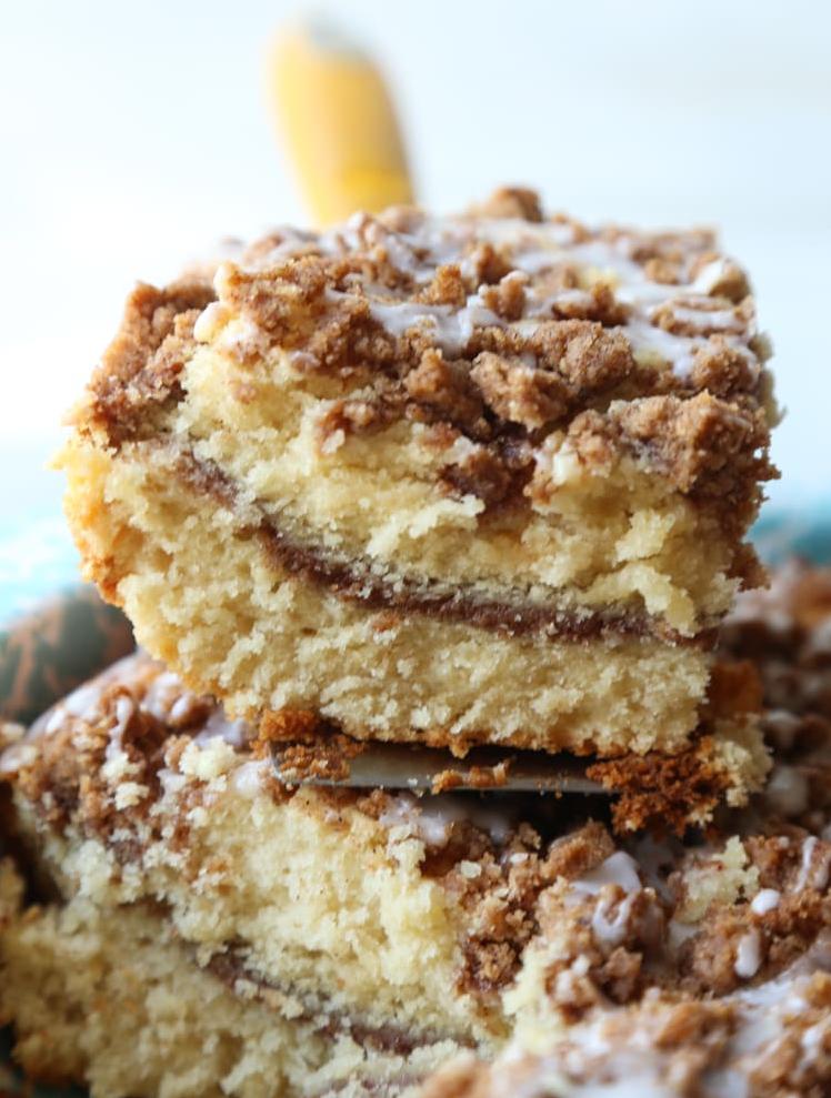  Smooth and decadent, this butter topping is the cherry on top of any fabulous coffee cake.