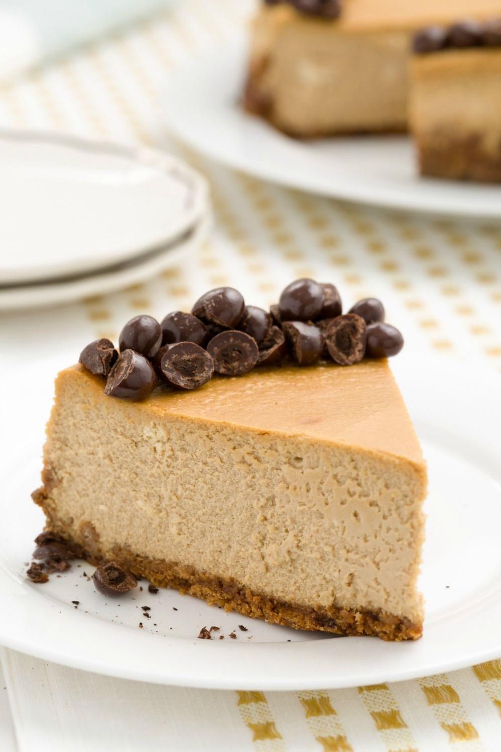  Smooth texture and rich flavor - a French Vanilla Cappuccino Cheesecake delight