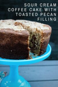 Sour Cream Coffee Cake With Toasted Pecan Filling