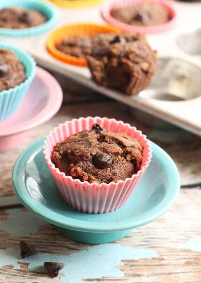  Start your morning on a sweet note with these mocha chip muffins.