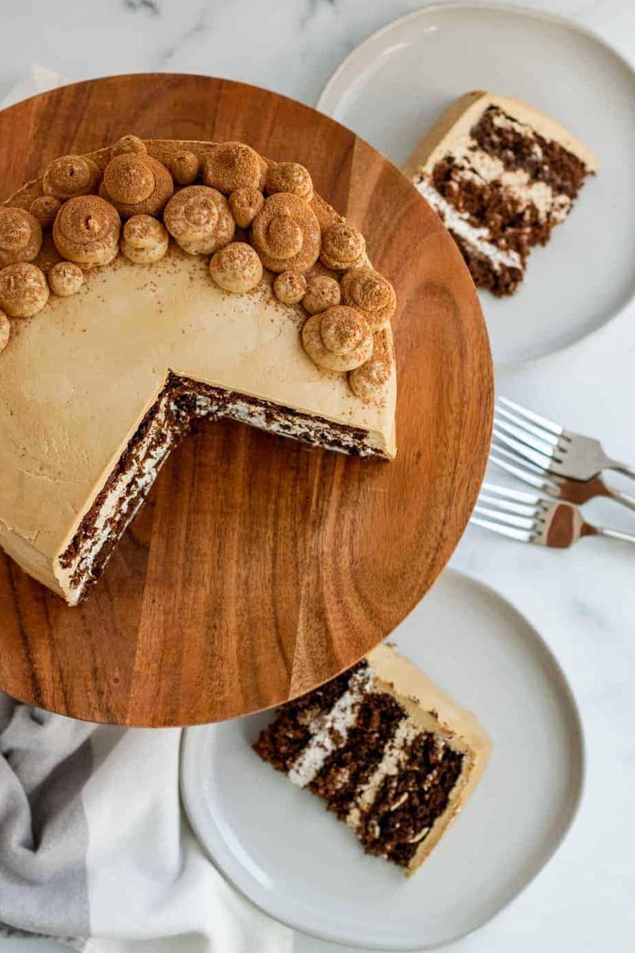  Step aside, ordinary cakes, this chocolate mocha cake is here to steal the show