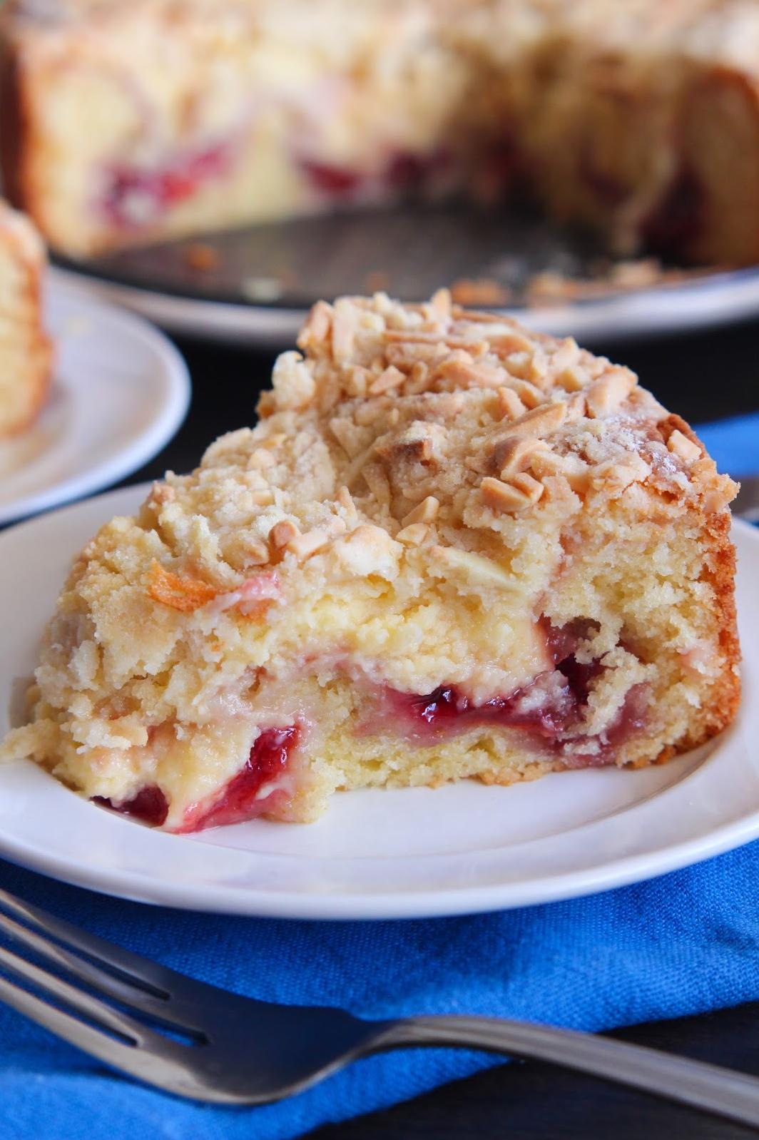  Super moist and absolutely delightful, this Cherry Cream Coffee Cake is worth every calorie.