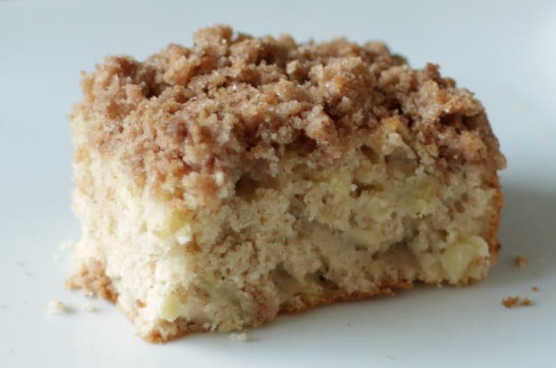 Sure, here are 11 unique photo captions for the Easy Apple-Streusel Coffee Cake recipe: