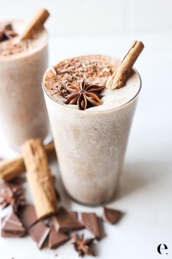  Take a break and treat yourself to this delicious Mocha Cinnamon Shake.