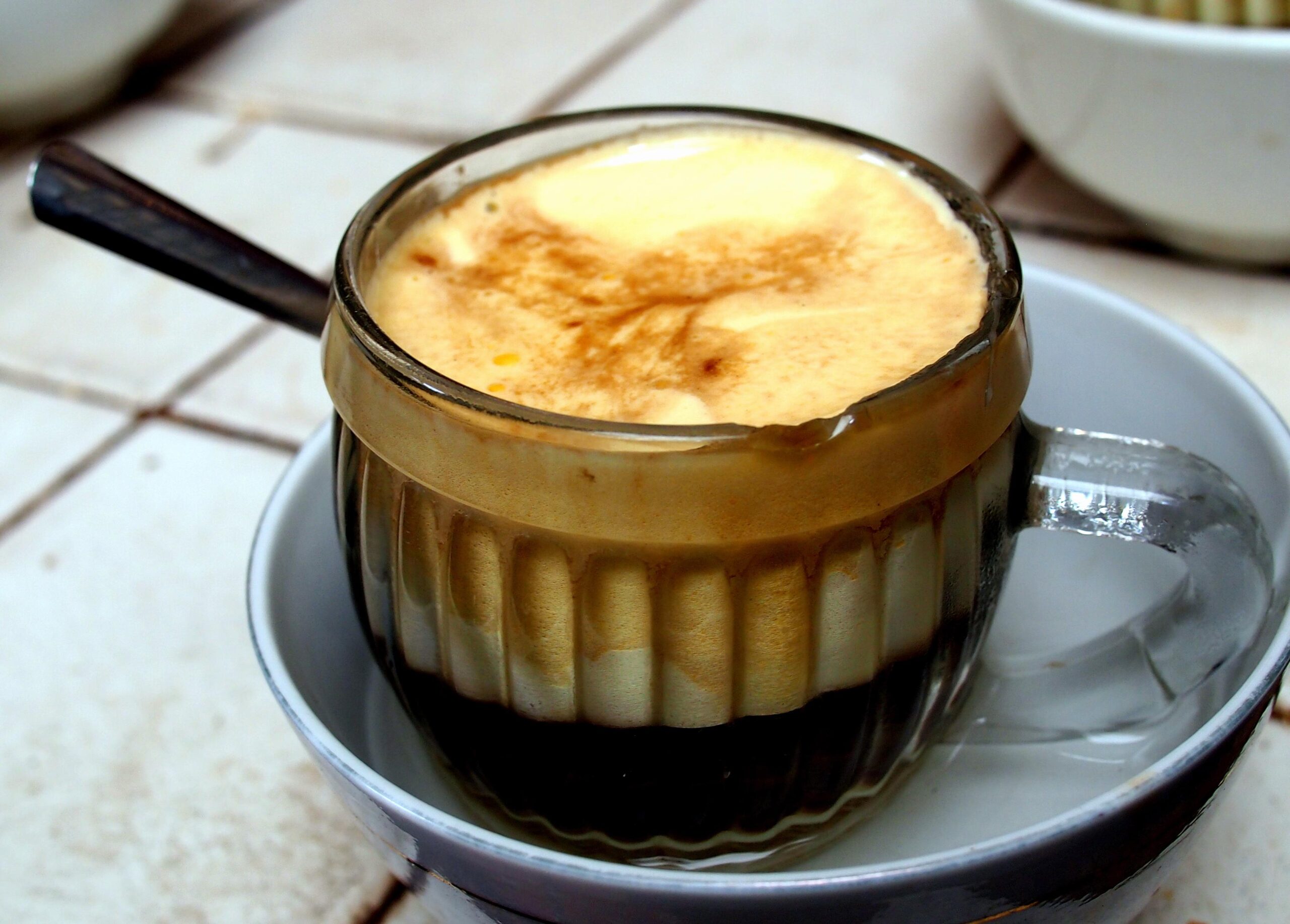  Take your coffee game up a notch with this sweet egg cappuccino.