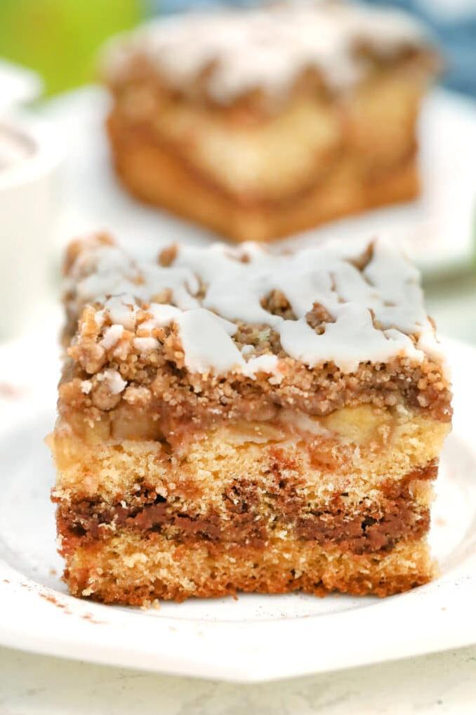  The aroma of cinnamon and apples in the air means it's time for coffee cake.