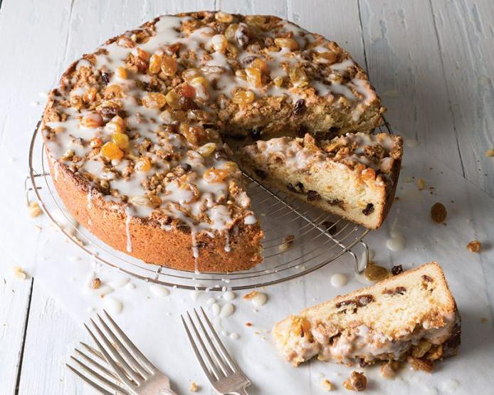  The combination of walnuts and raisins in this cake is a match made in heaven.