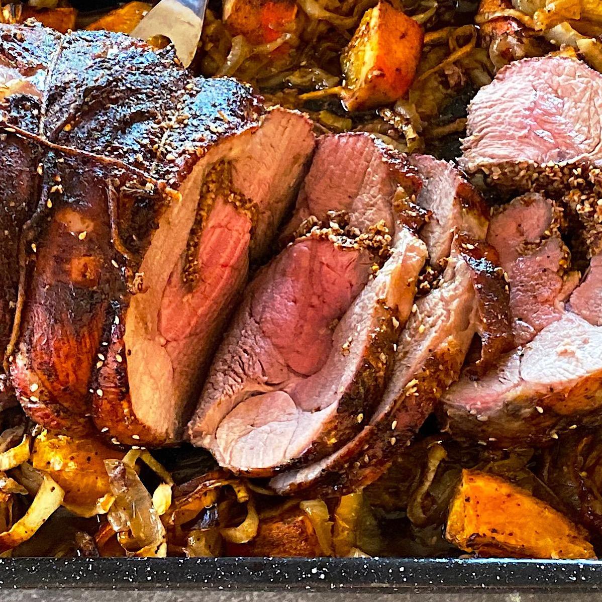  The crackling sounds of the lamb will have your mouth watering