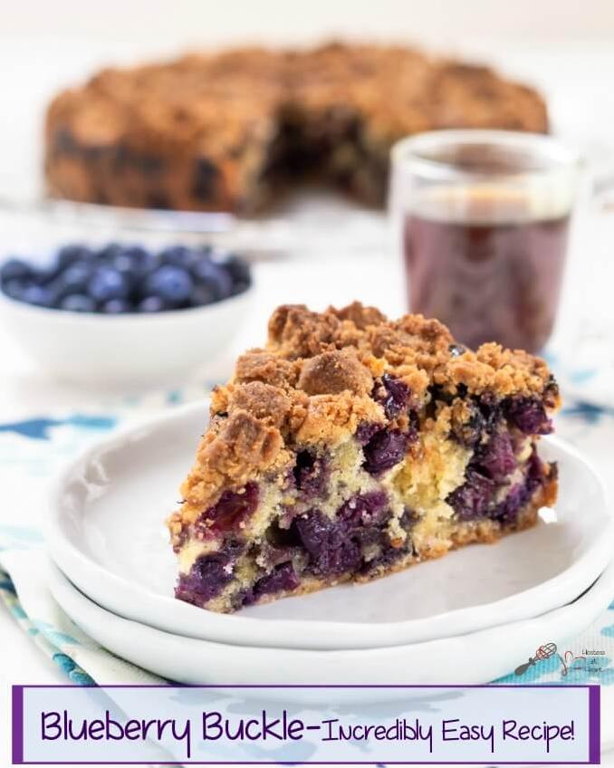  The perfect balance of blueberries and cake in every forkful.