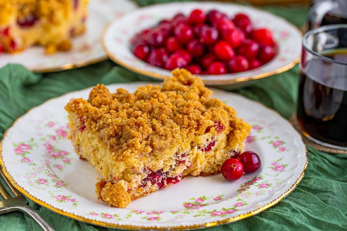  The perfect balance of tart and sweet in this cranberry coffee cake.