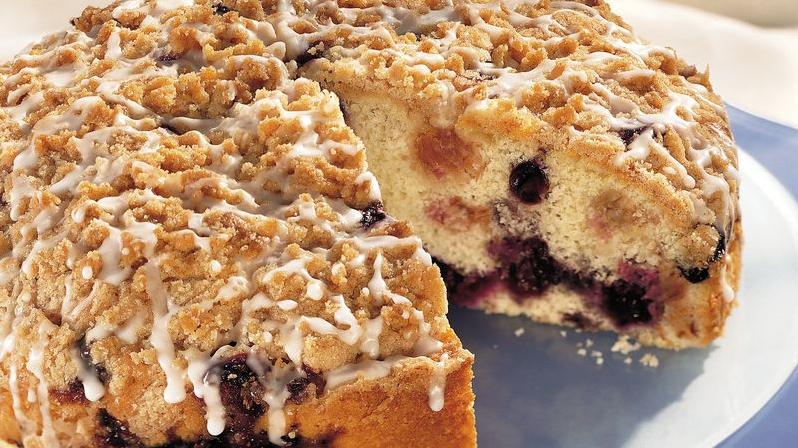  The perfect blend of tart and sweet in every slice of this coffee cake.
