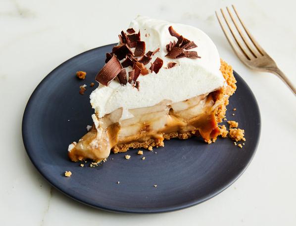  The perfect combination of coffee and banana in one delicious pie.