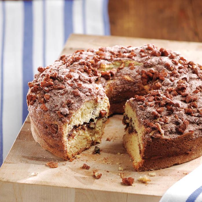  The perfect pairing for your morning cuppa, this coffee cake is one of a kind.