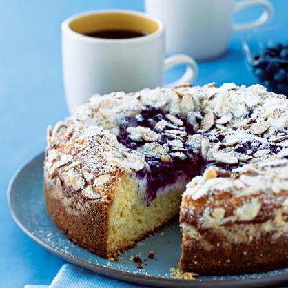  The smell of warm blueberry filled coffee cake, my kind of aroma therapy.