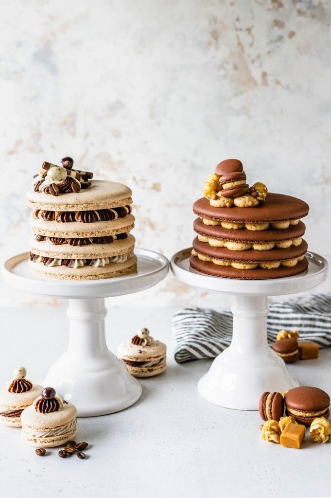  The soft layers of almond macaroon cookies in the cake, make every bite a delightful surprise.