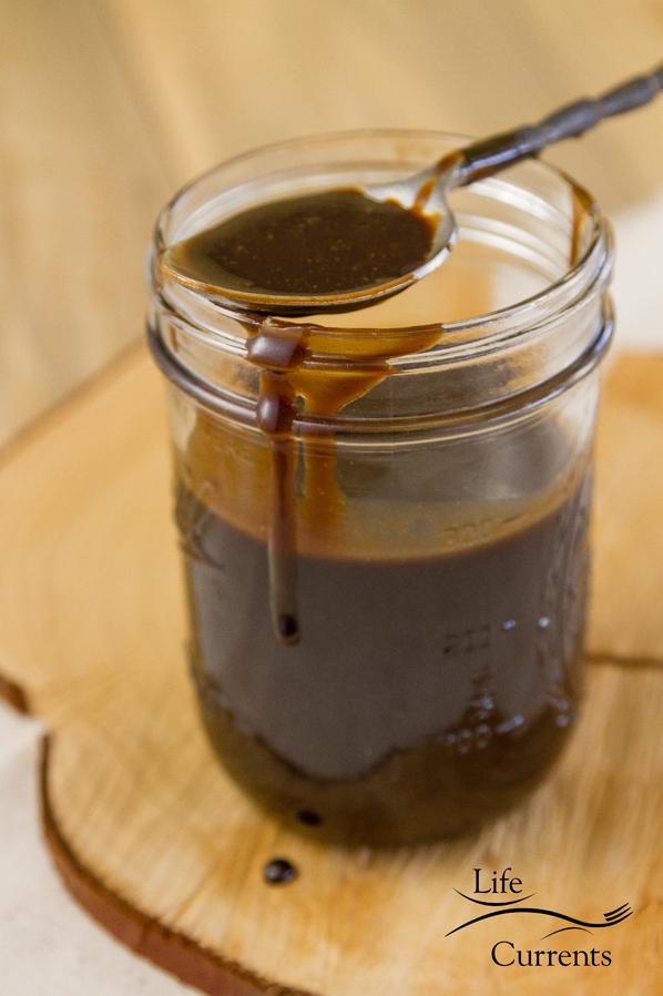  The velvety texture of this mocha caramel sauce will have you licking the spoon.