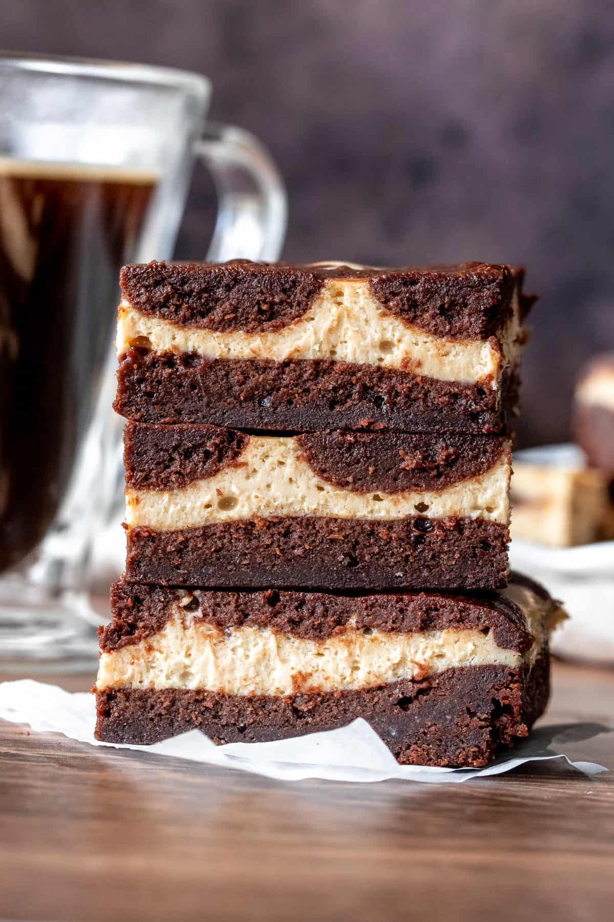 These coffee-infused brownies will leave you feeling warm and cozy inside.