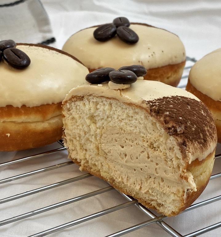  These doughnuts are everything you love about cappuccinos, now in a delicious baked treat form.