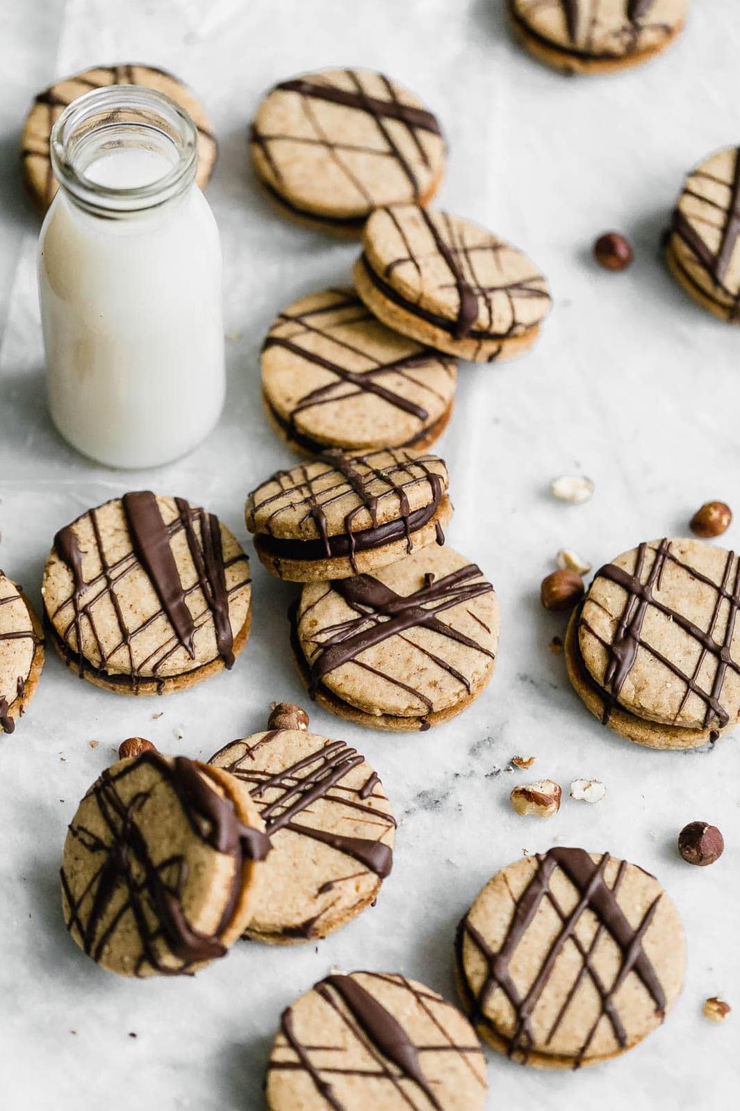  These Hazelnut Espresso Cookies pair perfectly with a cup of hot coffee or tea.