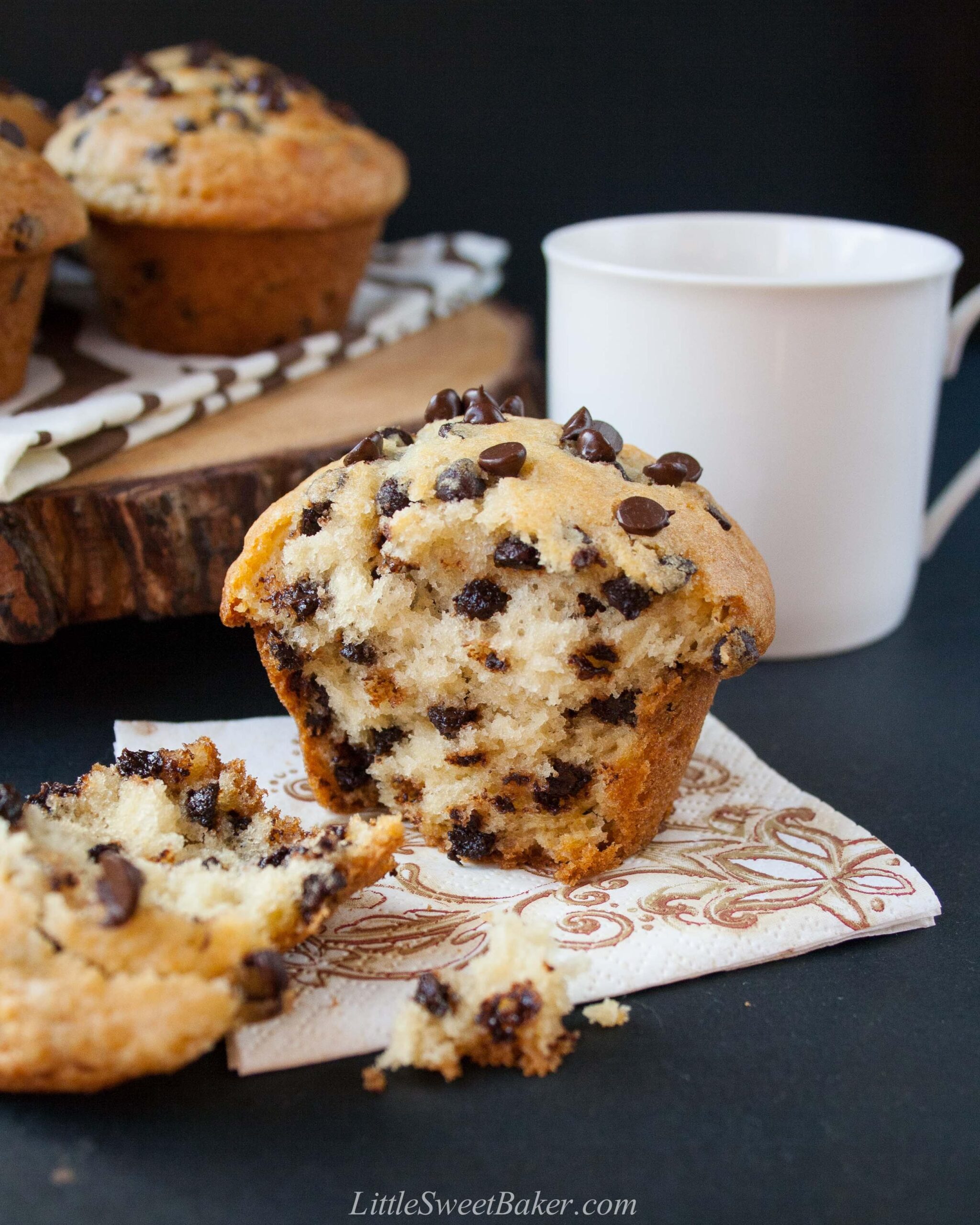  These muffins are taking chocolate to the next level!