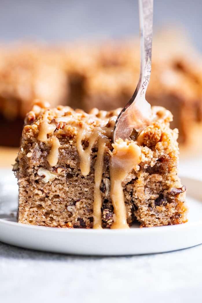  This cake combines two breakfast favorites: coffee and banana bread