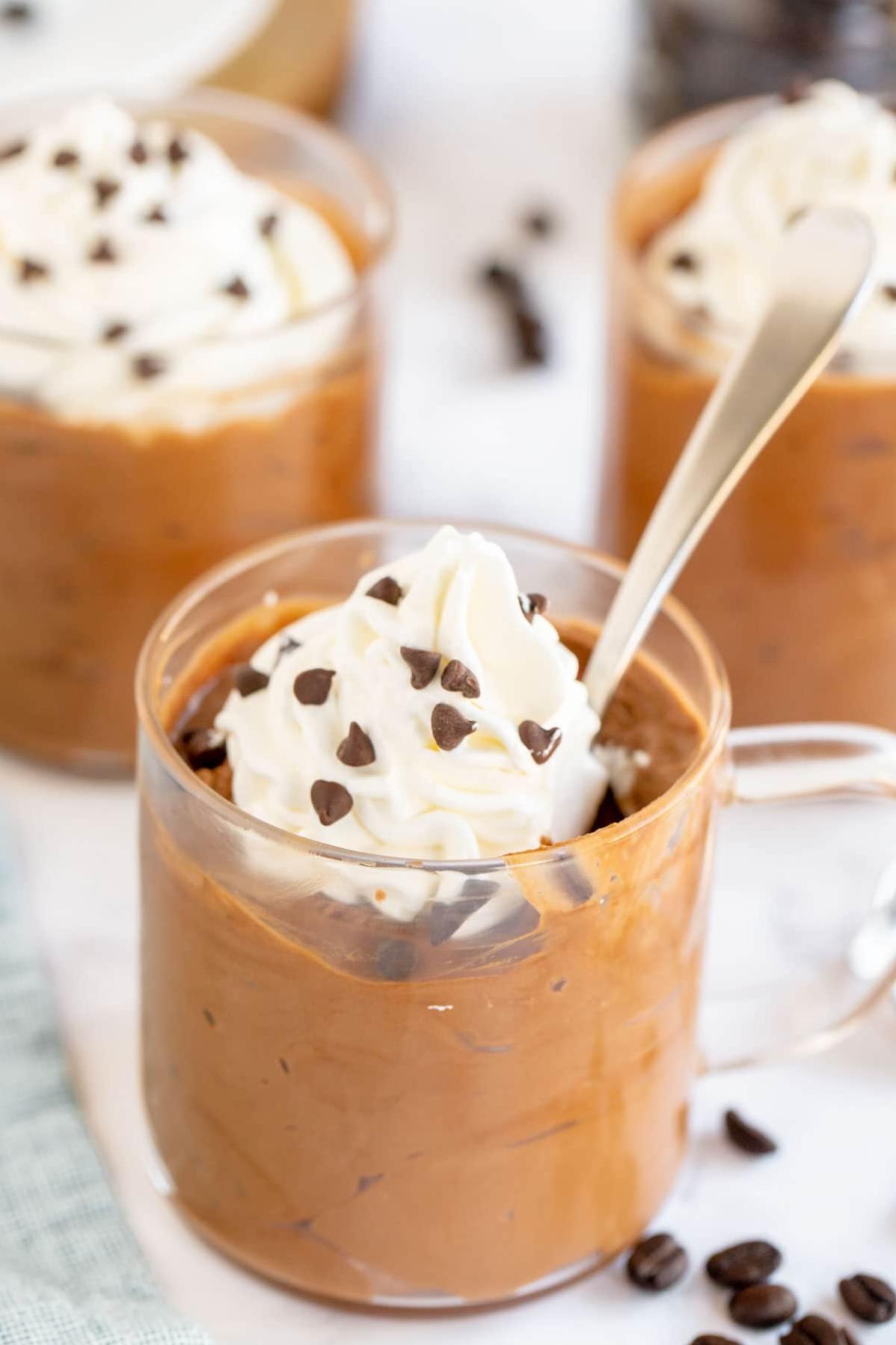  This cocoa-mocha mousse is the perfect treat for any chocolate lover out there.