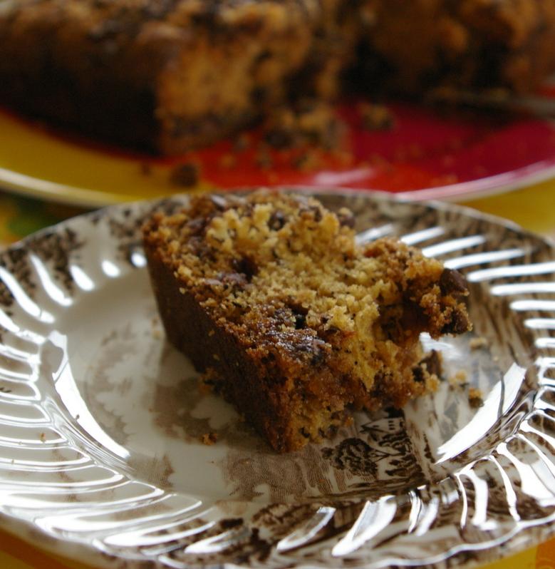  This coffee cake has the perfect combination of banana and chocolate chip flavors!
