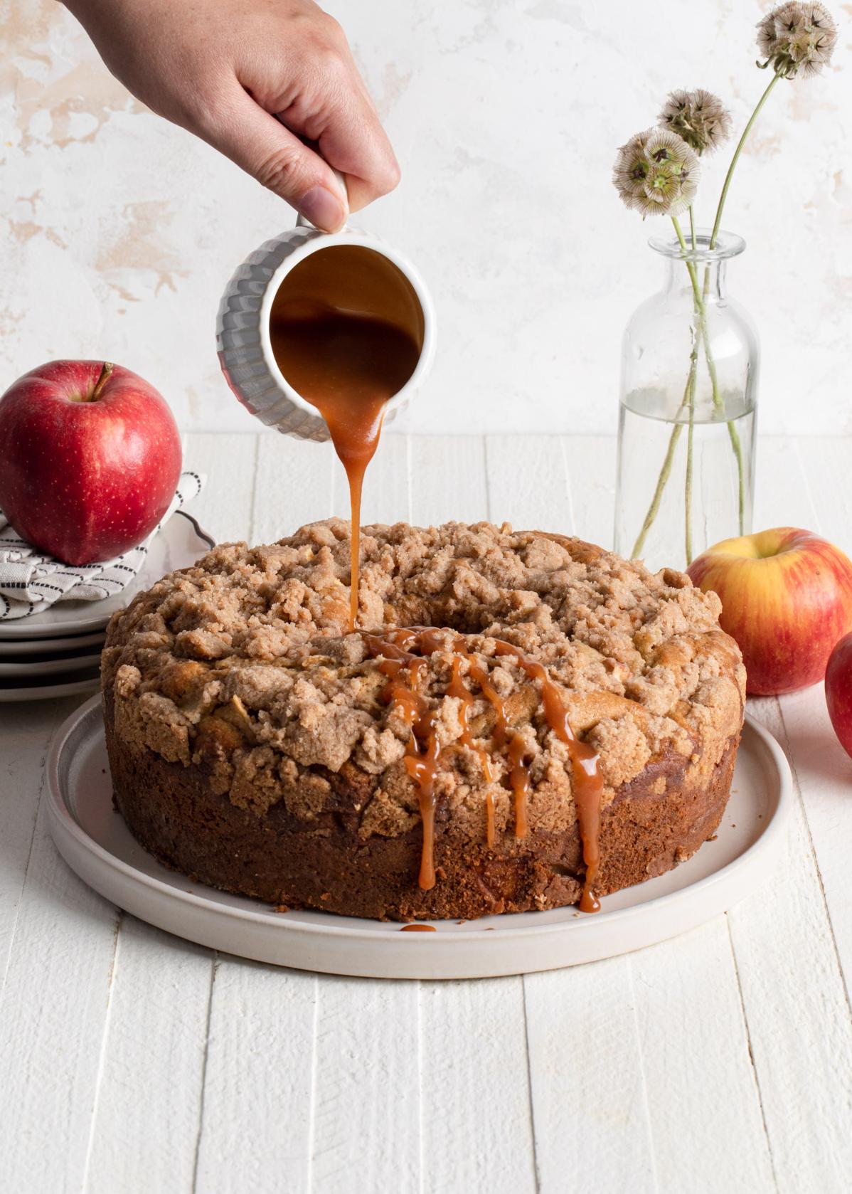  This coffee cake is a perfect balance of sweetness and spice.