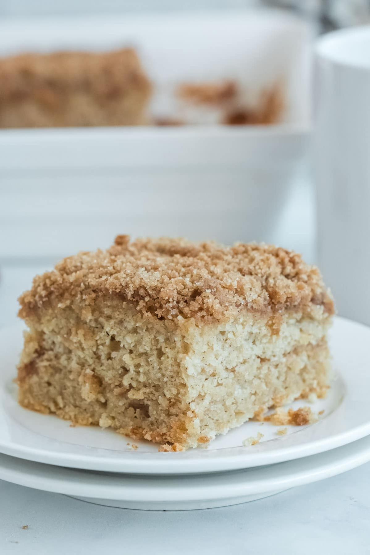  This coffee cake is like a mini vacation for your taste buds.