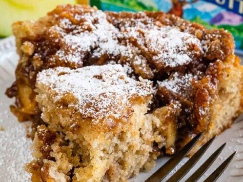 This coffee cake is the perfect complement to a warm cup of coffee.