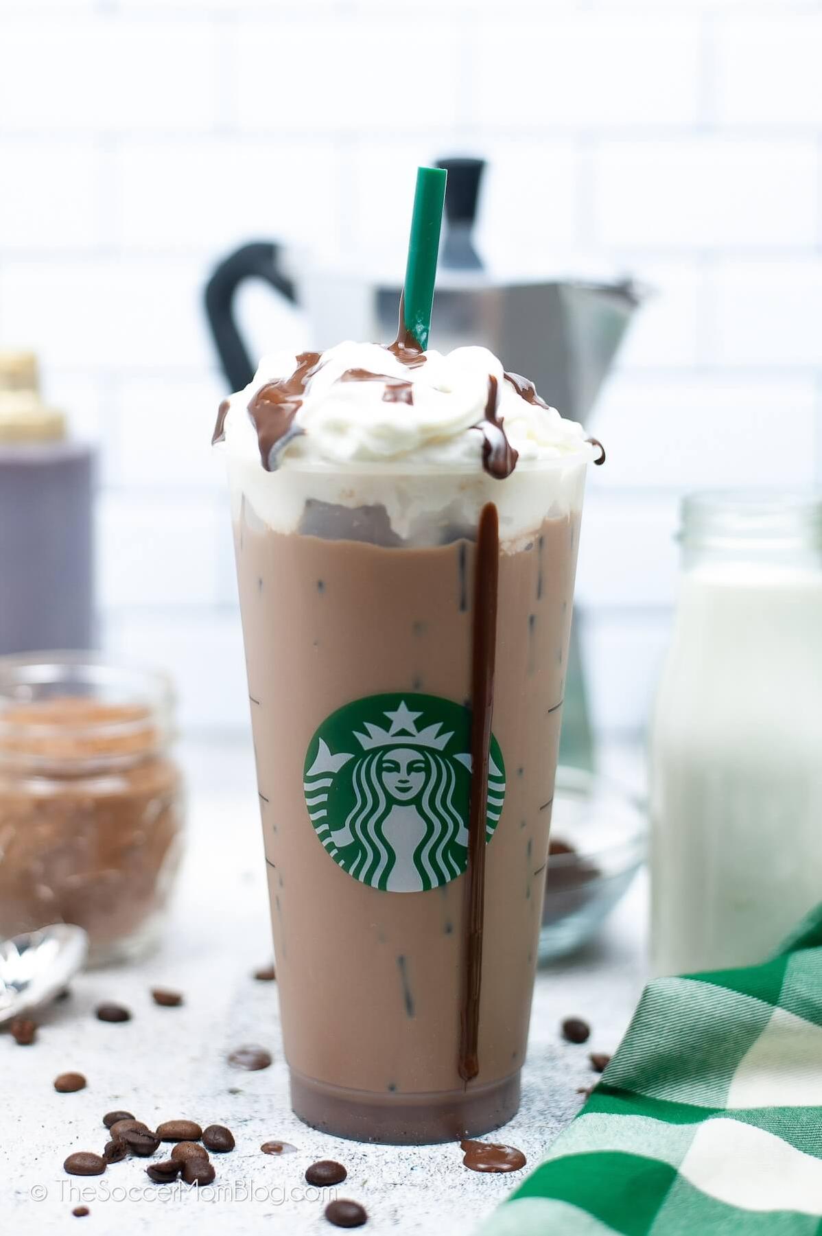  This decadent iced mocha will rock your world without ruining your diet.